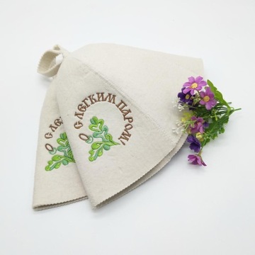 3 шерстяных фетровых шапки для русской бани