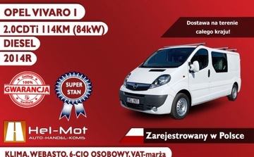 Opel Vivaro A Combi L1 2.0 CDTI 115KM 2014