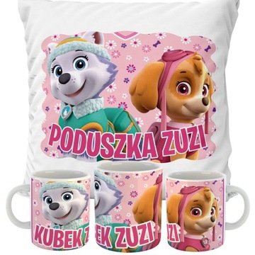 PAW PATROL SKYE EVEREST ПОДУШКА + НАБОР КРУЖКИ В ПОДАРОК
