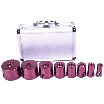 НАБОР АЛМАЗНЫХ КОРОНОК В КОРПУСЕ АЛМАЗНЫЕ СВЕРЛА 20–68 мм