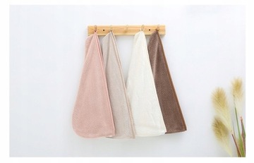 ПОЛОТЕНЦЕ-ТЮРБАН ДЛЯ ВОЛОС МИКРОФИБРЫ, МЯГКИЙ БЕЖЕВЫЙ