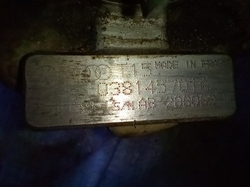 AUDI A3 8L 1.9 TDI TURBO TURBÍNA