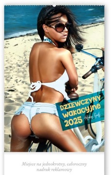 Kalendarz Ścienny Dziewczyny Wakacyjne Kobiety Women Modelki Girls 2025