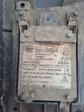 Moduł/radar strefy martwej opel 23173663