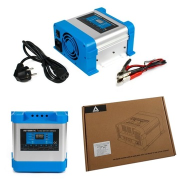 Ładowarka do akumulatorów Lithium LiFePO4 AZO BC-20 PRO 12V 20A LCD LFP
