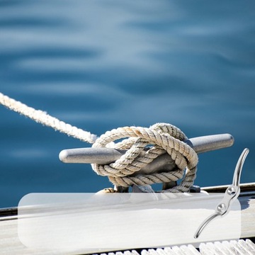 2 шт. ПРОЧНАЯ НЕРЖАВЕЮЩАЯ СТАЛЬ ЛОДКА ВЕРЕВНАЯ ПАЛУБА ДОК-УБОРКА МОРСКАЯ ЯХТНАЯ ЛИНИЯ FL