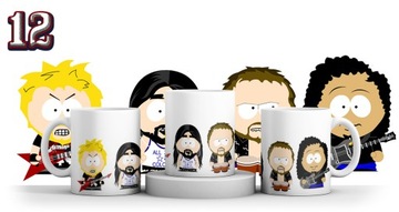 КРУЖКА METALLICA ПОДАРОК ​​ФАНАТЕЛЮ + ИМЯ + КАРТОН