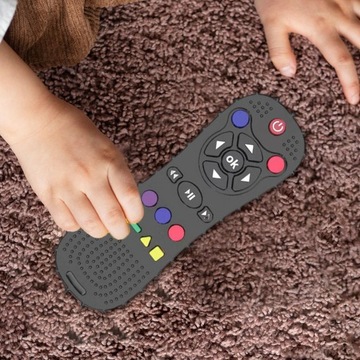 Игрушки для прорезывания зубов, жевательные игрушки, пульт дистанционного управления для телевизора, силикон
