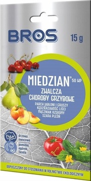 Bros MIEDZIAN 50 WP zwalcza choroby warzyw 15 g