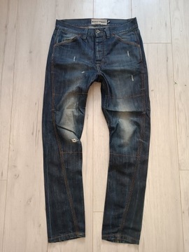 Topman skinny carrot 30/32 świetne spodnie jeansy