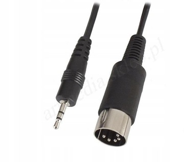 kabel AUDIO Jack 3.5 - DIN-5 545 RADMOR - 0,8 m ~