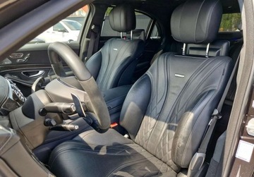 Mercedes Klasa S W222 Limuzyna wersja długa AMG S 63 AMG 585KM 2016 Mercedes-Benz Klasa S 63 AMG 4MATIC L Salon Polska Niski przebieg Desig, zdjęcie 25