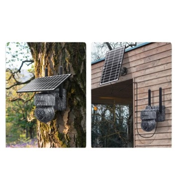 Уличная камера-ловушка GSM 6MPX Обнаружение движения с солнечной панелью 12 Zoom