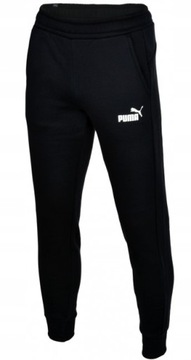 Spodnie męskie Puma ESS Logo Pants FL czarne 586714 01 M