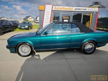 BMW Seria 3 E30 Cabrio 318 i 113KM 1992 BMW Seria 3 318 cabrio skora wspomaganie alu nowy dach i lakier oplacony, zdjęcie 8