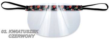 PÓŁ PRZYŁBICA MINI NA USTA NOS MASKA 7 wzorów