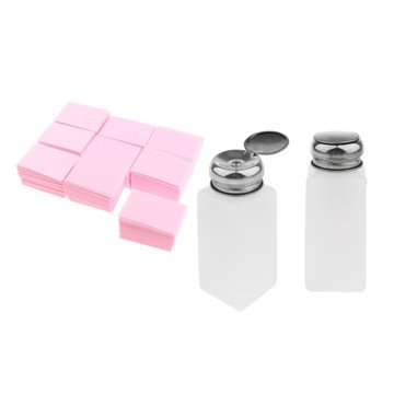 2x 8oz szklana, zamykana butelka z dozownikiem z