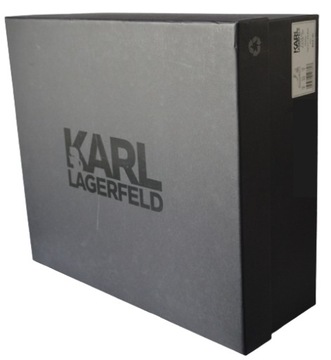 BUTY KARL LAGERFELD 91040 wysokie zimowe skóra 43