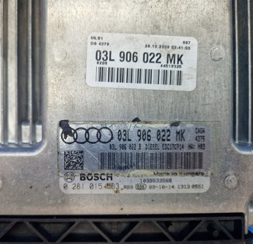 AUDI A4 B8 A5 Q5 JEDNOTKA ŘÍZENÍ MOTORU 03L906022MK 2,0TDI CAG CAGA