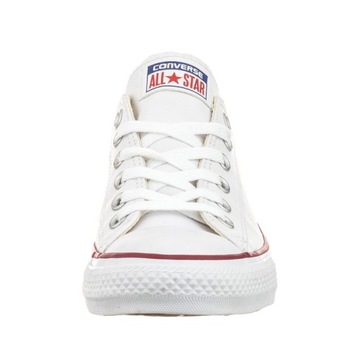 Buty Skórzane Damskie Trampki Converse CT All Star OX Białe