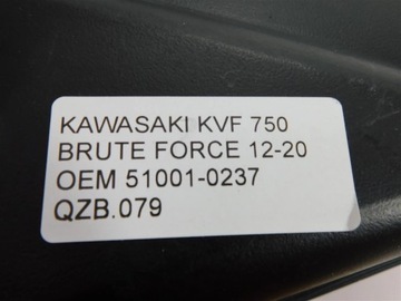 ZBIORNIK PALIWA BAK KAWASAKI KVF 750 BRUTE FORCE 12-20 OEM 51001-0237