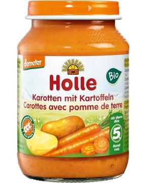 Holle Danie Bio marchewka z ziemniakami 5m+ 190 g