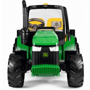 ДВУМЕСТНЫЙ ТРАКТОР С АККУМУЛЯТОРОМ 12 В JOHN DEERE PEG PEREGO DUAL
