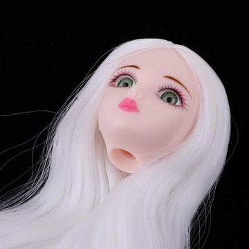 1/6 Шарнирная голова для девочек, скульптура белого цвета