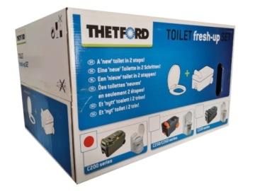 Комплект химического туалета Thetford C200 с кассетой и сиденьем CompassCampers