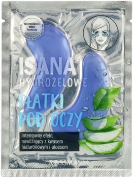ISANA PŁATKI POD OCZY HYDROŻELOWE z kwasem hialuronowym i aloesem