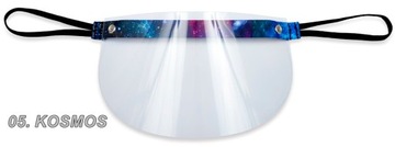 PÓŁ PRZYŁBICA MINI NA USTA NOS MASKA 7 wzorów