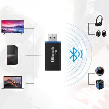 ПРИЕМНИК BLUETOOTH 5.0, РАЗЪЕМ AUX USB-ПЕРЕДАТЧИК
