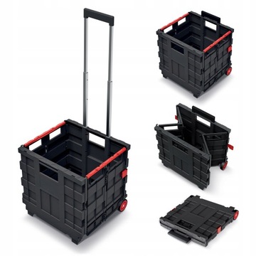 Ящик для инструментов складная тележка на колесах 396x370x1008 Kistenberg Cart