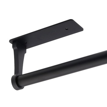 ДЕРЖАТЕЛЬ БУМАЖНЫХ ПОЛУЧЕНИЙ ПОЛКА ДЛЯ ТУАЛЕТНОЙ БУМАГИ ДЛЯ ВАННОЙ КУХНИ ЧЕРНАЯ 12,4 ДЮЙМА