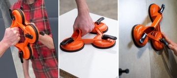 Держатель ПРИСОСКИ для ОКОН, СТЕКЛА, ПЛИТКИ, автомобиля 135кг 3х118мм