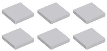 LEGO 3068b TILE PŁYTKA 2x2 szara jasna (3g) 6 szt.