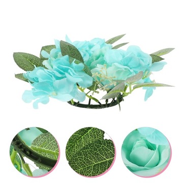 Искусственный подсвечник-гирлянда-цветок 4 шт.