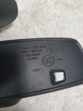 DODGE CHALLENGER 2017- ZRCÁTKO VNITŘNÍ ZPÁTEČNÁ 68324969AA