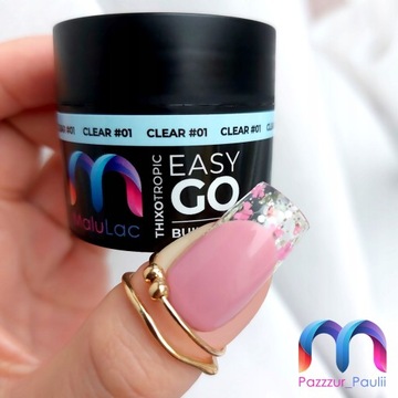 Гель наращивающий MaluLac EasyGo 45г для гелевых ногтей