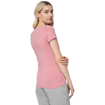 Koszulka damska T-shirt 4F H4L22 TSD353 jasny róż