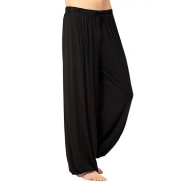 Pure Color Loose Straight Pants Men Sweatpants Mod