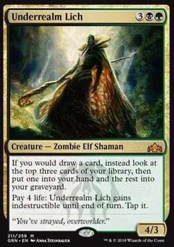 Karta Magic: Underrealm Lich FOIL