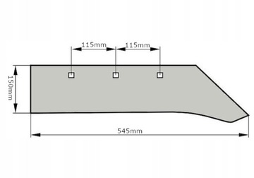 Отвал плуга СТАЛЬТЕХ/СТАНРОЛ У170 У170П