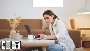 инфракрасный обогреватель WERTBERG IR панельный радиатор 800 Вт | Пульт дистанционного управления Tuya WiFi