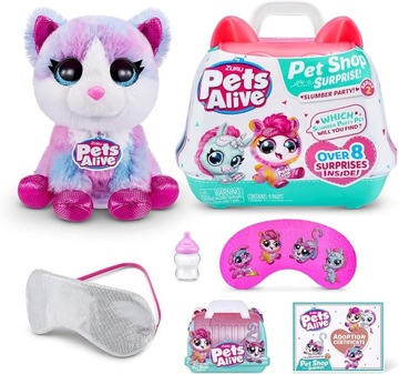 Pets Alive Pet Shop Surprise kot maskotka mówiąca powtarzająca