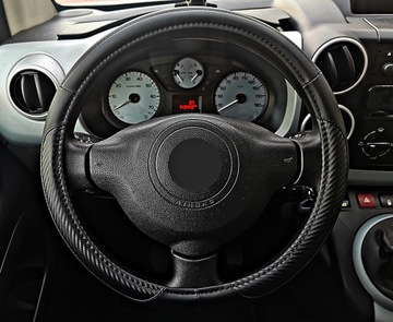 Pokrowiec na kierownice Opel Astra G H J K Corsa Meriva Mokka skóra karbon