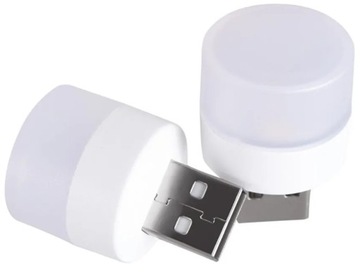 МИНИ-ЛАМПА USB 5В 1Вт LED диодная USB ВХОД НОЧНАЯ ЛАМПА БЕЛЫЙ СВЕТ 1 шт.