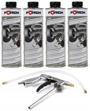 FORCH L259 WOSK DO KONSERWACJI PODWOZIA 1L 4 SZTUKI + PISTOLET MASNER