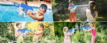 ЭЛЕКТРИЧЕСКИЙ ВОДЯНОЙ ПИСТОЛЕТ СВЕТОДИОДНЫЙ МАШИНА ДЛЯ ПУЗЫРЬКОВ 2В1 + ЖИДКОСТЬ + АККУМУЛЯТОР