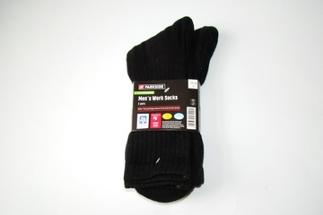 Skarpety robocze PARKSIDE DRY COTTON 2 PACK czarne r. 39-42